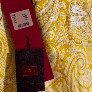 Etro Short Sleeve Shirt with Logo Women Yellow